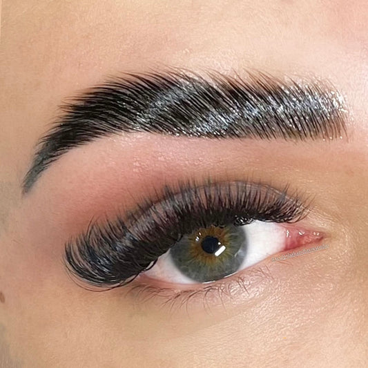 FULL SET OF RUSSIAN VOLUME LASH EXTENSIONS (Pricing inclusive of lash hygiene kit)
